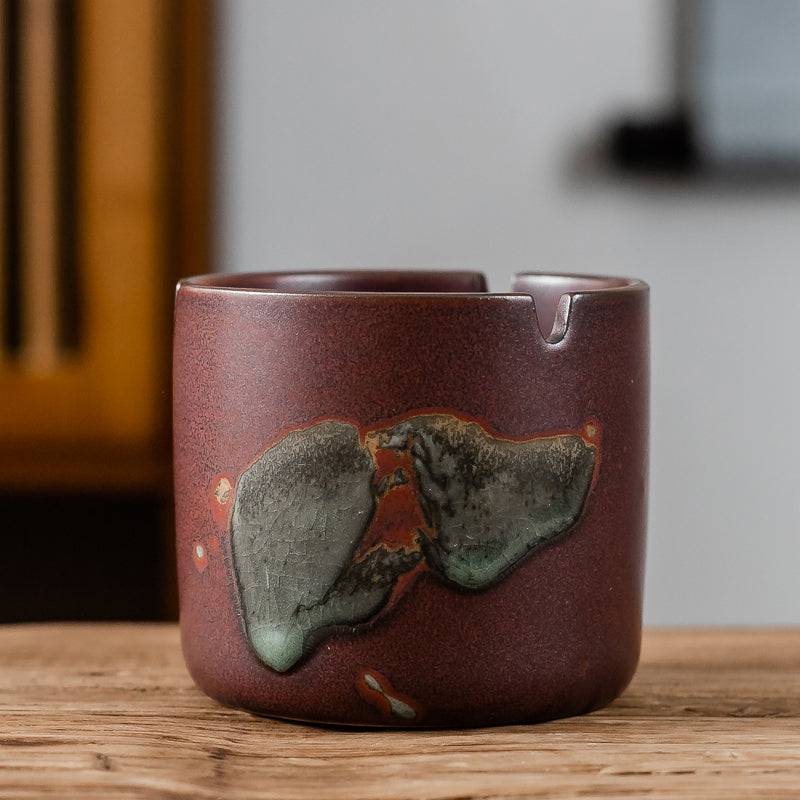 Ceramic Ashtray Creative Windproof Living Room Home