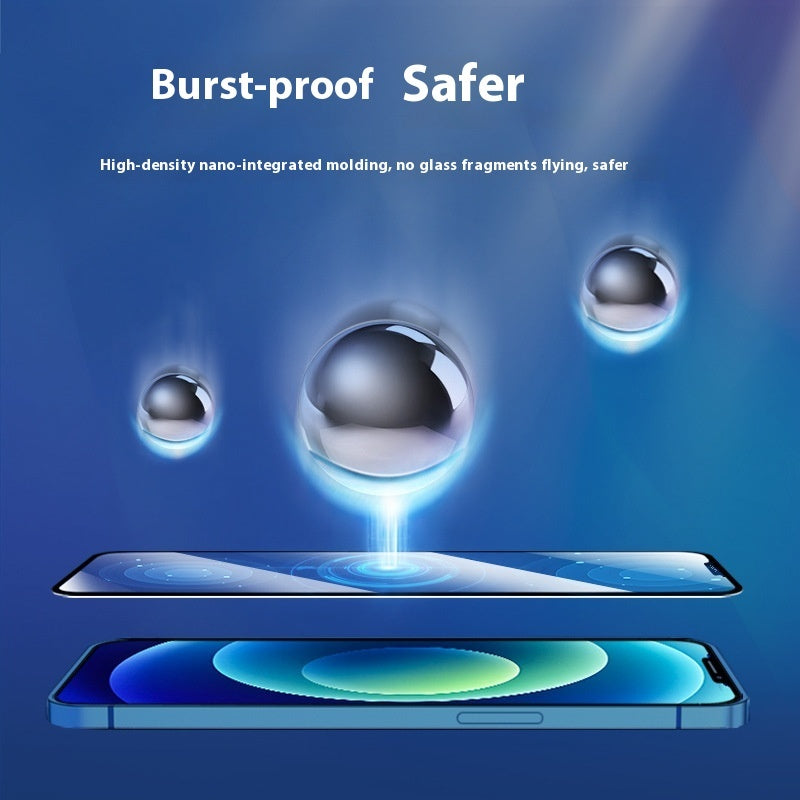Suitable For 14 HD Tempered Film 15 Non-hole Dustproof Iphone12pro Full Screen Xsmax Film