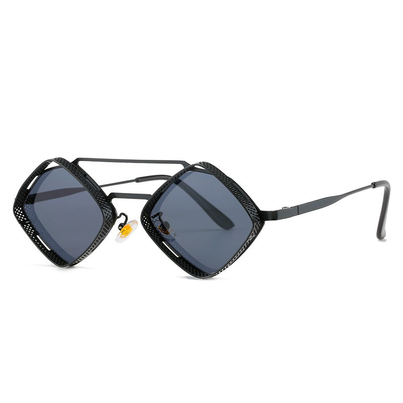 Vintage New Punk Diamond Small Frame Sunglasses
