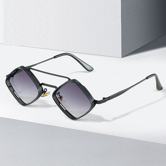 Vintage New Punk Diamond Small Frame Sunglasses